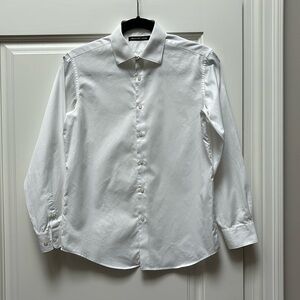 Michael Kors Boys White Dress Shirt